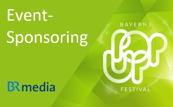 BAYERN 3 POP up Festival - Eventsponsoring